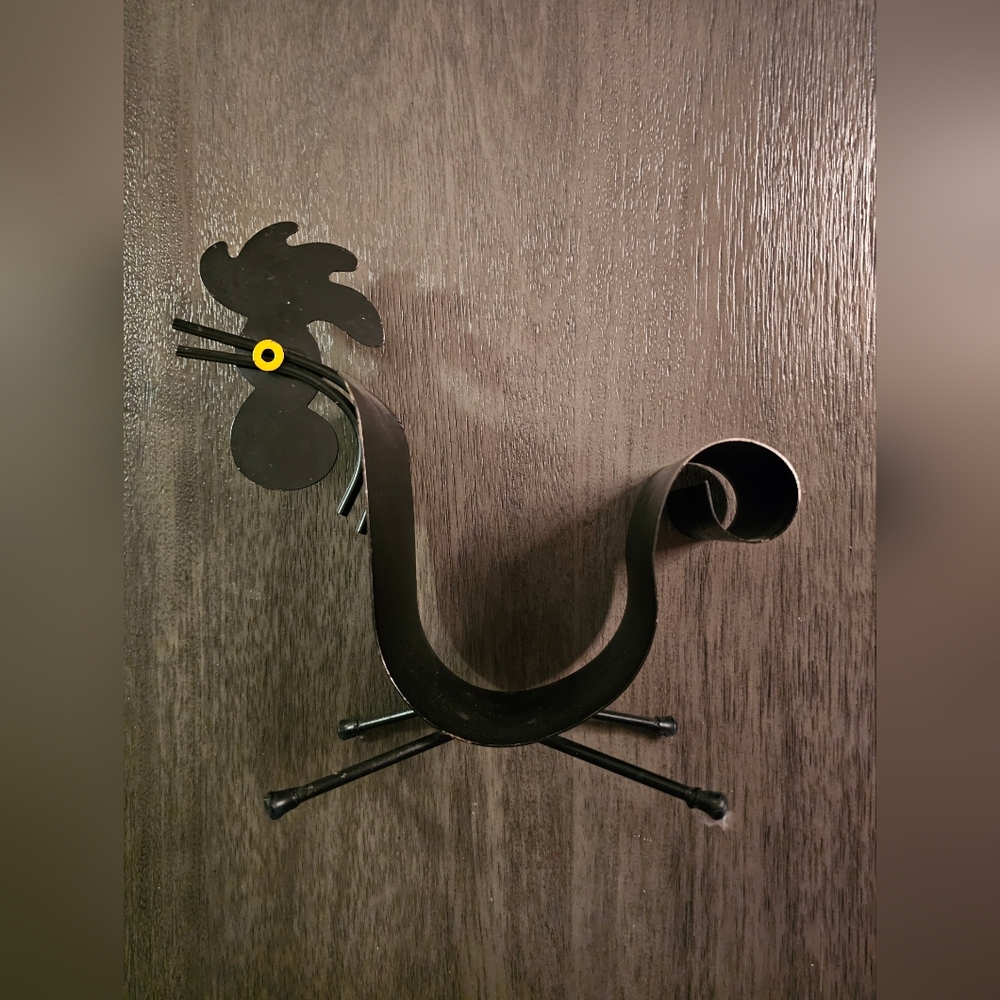 MCM Retro Rooster Napkin Holder - 1960s